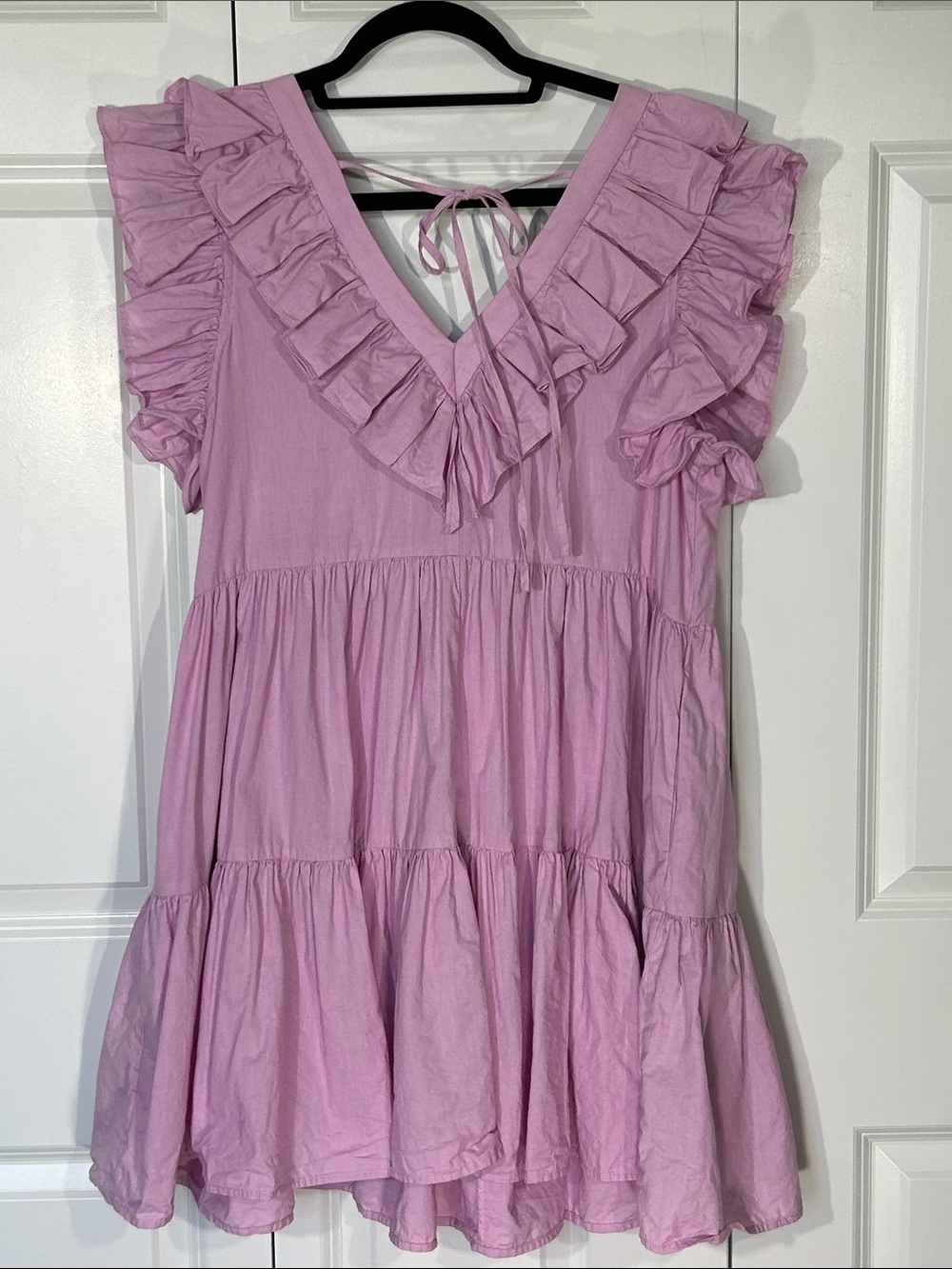 Pinch Lilac Ruffle Mini Dress - Picture 3 of 7